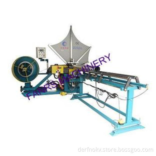 Professional Saw Cutting Spiral Tube former machine , stain